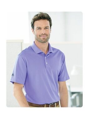 ★ NWT Adidas Climalite Golf Polo Shirt - Lilac ★